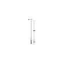 gorund spike luminaire VITI small, lateral light direction, switchable IP65, powder coated, graphite grey 