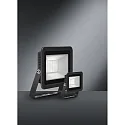 floodlight NEO MIDI 3-pole, tiltable, switchable IP65, black 
