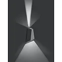 Brumberg outdoor wall luminaire EREBIA up / down, switchable LED IP54, grey 