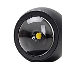 Brumberg outdoor wall luminaire MILNE 2 flames, switchable, with lens optics, ball shaped IP54, black 