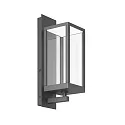outdoor wall luminaire KEDIRI switchable LED IP54, grey 