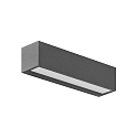 outdoor wall luminaire DARBEE down, square, switchable IP65, mat, graphite grey 