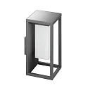 solar wall luminaire RUBI  switchable LED IP54, grey 