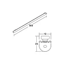 Brumberg LED replacement LINEO LED T5/T8 60CM REPLACEMENT 2CCT CCT Switch, current constant, magnetic mounting, excl. LED driver 13