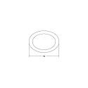 Brumberg ring MUNA MINI round, black matt