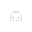 Brumberg ring MUNA MEGA round, black matt
