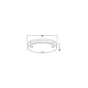 Brumberg ring MUNA MIDI with diffuser, black matt