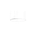 pendant luminaire ANDROS IN Ø 180CM Bluetooth controllable IP20, powder coated, white matt dimmable