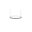 pendant luminaire ANDROS OUT Ø 120CM DALI controllable IP20, powder coated, black matt dimmable