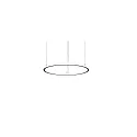 pendant luminaire ANDROS IN/OUT Ø 800CM Bluetooth controllable IP20, powder coated, black matt dimmable