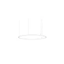 pendant luminaire ANDROS IN/OUT Ø 120CM Matter controllable IP20, powder coated, white matt dimmable