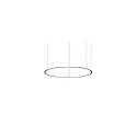 pendant luminaire ANDROS IN/OUT Ø 120CM Bluetooth controllable IP20, powder coated, black matt dimmable