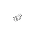 Brumberg Electric connector for 3-phase power tracks, black