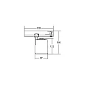 Brumberg 3-phase spot RETAIL ONE IP20, black dimmable