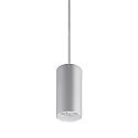 pendant luminaire TRAXX MINI round, switchable LED IP20, silver 