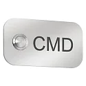 CMD Creative Metalldesign Engraving for bell plate, 11 x 6cm (Art.Nr. CMD-103 / CMD-103-anthracite)