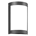 Outdoor LED wall luminaire 16/3 with motion detector, IP44, 12W 3000K 1200lm, stainless steel / opal glass, anthracite