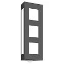 Outdoor wall luminaire 22 with motion detector, E27, IP44, aluminium, anthracite