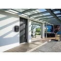 CMD Creative Metalldesign Curved post box from stainless steel, IP44, height 40cm, anthracite