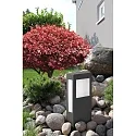 CMD Creative Metalldesign Outdoor floor luminiare AQUA PAULO, angular, 40cm, IP44, 2G11, stainless steel, anthracite