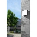 CMD Creative Metalldesign Outdoor LED wall or ceiling luminaire, IP65, square, anthracite, 24 x 24cm