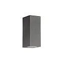 outdoor wall luminaire up / down, square GU10 IP65, anthracite