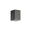 outdoor wall luminaire down, square GU10 IP65, anthracite