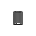 outdoor ceiling luminaire Ø 9CM CLEAR round, CCT Switch IP65, anthracite, powder coated