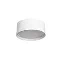 outdoor ceiling luminaire Ø 15CM round, CCT Switch, with diffuser IP44, white 