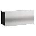 CMD Creative Metalldesign Straight newspaper compartment, 1 side closed, height 14cm, stainless steel
