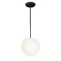 pendant luminaire ACAI 21 1 flame E27 IP20, mat, opal white dimmable