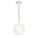 pendant luminaire ACAI 21 1 flame E27 IP20, mat, opal white dimmable