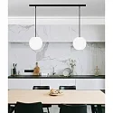 Casablanca pendant luminaire ACAI 21 2 flames E27 IP20, mat, opal white dimmable