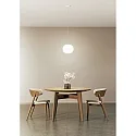 Casablanca pendant luminaire ACAI 26 1 flame E27 IP20, mat, opal white dimmable