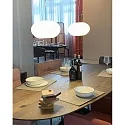 Casablanca Pendant luminaire AIH, 2x E27, IP20, white matt