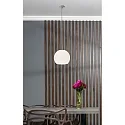 Casablanca Pendant luminaire BELL, E27, IP20, opal white matt