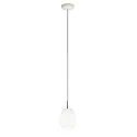 pendant luminaire BAGAN E27 IP20, mat, opal white dimmable