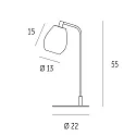 Casablanca Table lamp BAGAN