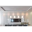 Casablanca pendant luminaire MESA 4 flames E27 IP20, mat, opal white dimmable