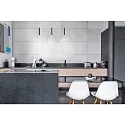 pendant luminaire TUBUS 24 3 flames GU10 IP20, brushed aluminium dimmable