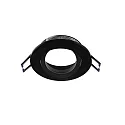 ceiling recessed luminaire SAMSOLA round, swivelling GU10 / GU5.3, black matt dimmable