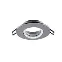 recessed spotlight SAMSOLA MAX round, swivelling IP20, aluminium dimmable