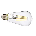 lamp Edison pear shape MASTER VALUE ST64 CLEAR E27 5,9W 806lm 2700K CRI 90 dimmable
