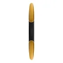 Deko-Light LED wall luminaire APODIS 800, height 80cm, 12W 3000K 450lm 30°, dimmable, gold