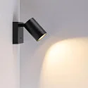 Deko-Light reading lamp CAN TILT SQUARE BASE MIX'N MATCH 1/3 square, with switch, without shade, cardanic swivelling GU10 IP20, black 