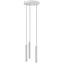 pendant luminaire SLIM DIM 3 flames, round, UGR < 19 IP20, traffic white dimmable