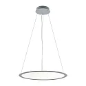 Deko-Light pendant luminaire round IP40, grey, transparent dimmable