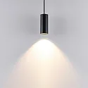 Deko-Light pendant luminaire CAN 150 down, cylindrical, direct GU10 IP20, black