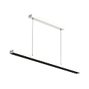 pendant luminaire OFFICE THREE STANDARD UP AND DOWN DALI controllable, direct / indirect IP20, mat, traffic white dimmable