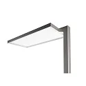 Deko-Light floor lamp OFFICE ONE up / down, for VDU workstation, with touch dimmer IP20, white aluminum dimmable